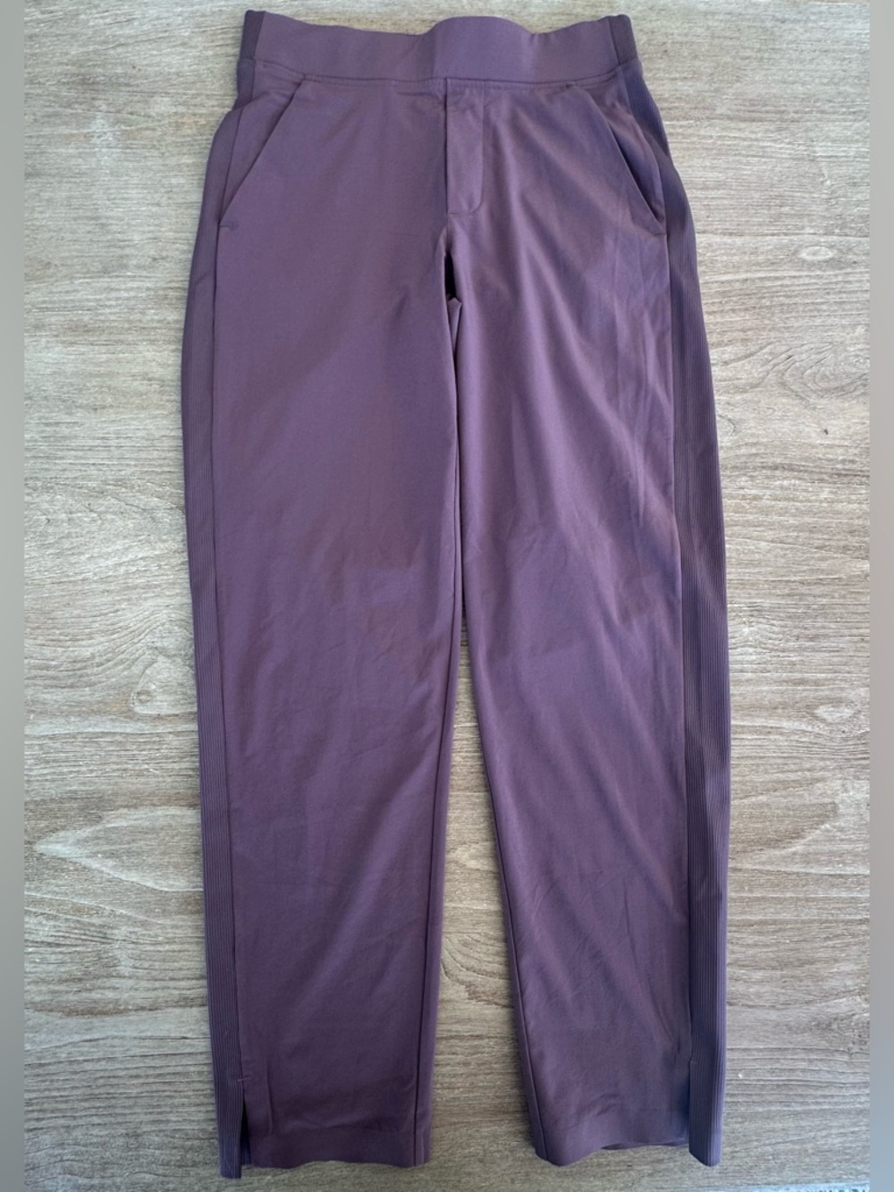 NWOT Athleta 198671 Brooklyn Ankle Pant - Eggplant color-sz 0 retail $99